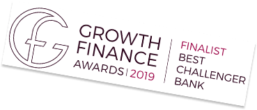 Growth Finance Awards | 2019 - Finalist, Best Challenger Bank